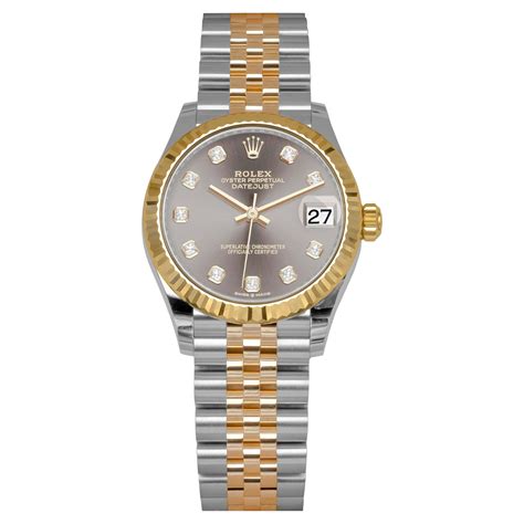 rolex datejust acciaio e oro con bracciale president e brillanti|rolex datejust 2021.